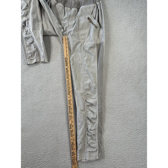 XCVI Wearables Malanda Pants Womens Small Sage Green Ruched Pull On Comfort - Picture 4 of 11